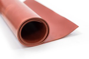 Red Rubber Sheet Roll